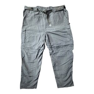 Sportif USA Mens Black Convertible Cargo Pants Style Code 633159